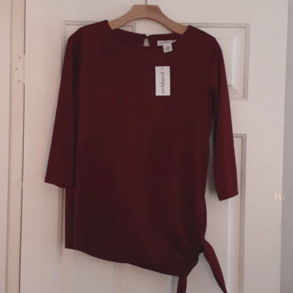 Peck&peck 3/4 sleeve blouse size M